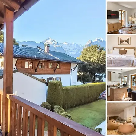 Fuer 6 - Bergblick, Balkon, Kamin, Kino, Yoga, Parkplatz Apartment Garmisch-Partenkirchen